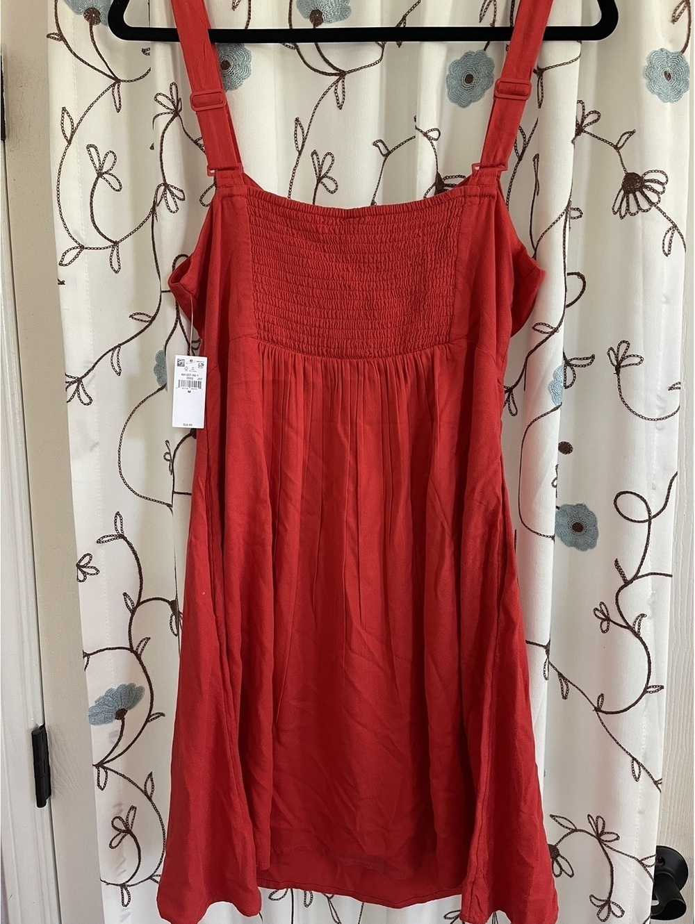 New With Tags | Old Navy | Sz M | sleeveless tie-front smocked-back dress - Picture 6 of 6